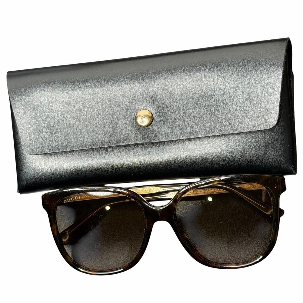 Gucci GG0507S Brown Tortoise Oversized 2022 Italy Sunglasses